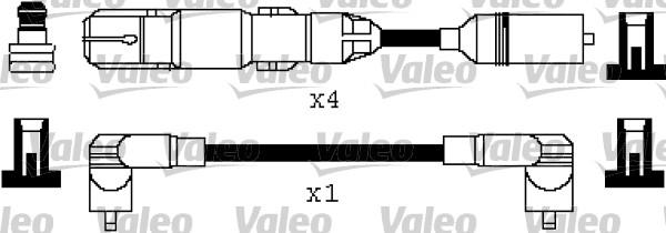 Valeo 346318 - Комплект проводов зажигания autodnr.net