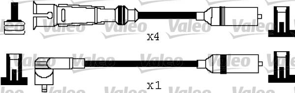 Valeo 346320 - Комплект проводов зажигания autodnr.net