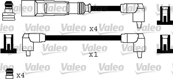 Valeo 346332 - Комплект проводов зажигания autodnr.net