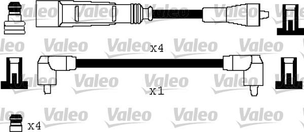 Valeo 346333 - Комплект проводов зажигания avtokuzovplus.com.ua