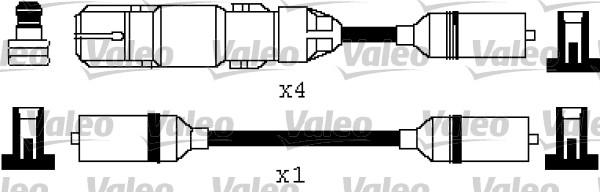 Valeo 346334 - Комплект проводов зажигания autodnr.net