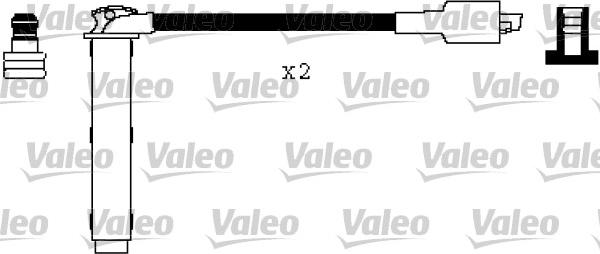 Valeo 346337 - Комплект проводов зажигания avtokuzovplus.com.ua