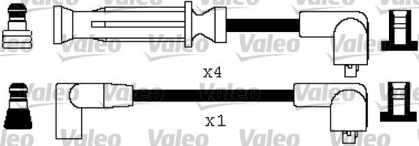 Valeo 346345 - Комплект проводов зажигания avtokuzovplus.com.ua