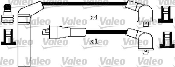 Valeo 346353 - Комплект проводов зажигания avtokuzovplus.com.ua