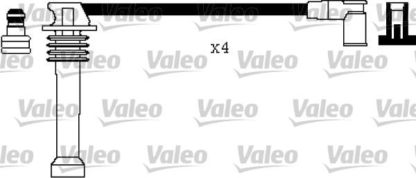 Valeo 346367 - Комплект проводов зажигания avtokuzovplus.com.ua