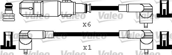 Valeo 346369 - Комплект проводов зажигания avtokuzovplus.com.ua