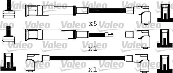 Valeo 346377 - Комплект проводов зажигания avtokuzovplus.com.ua