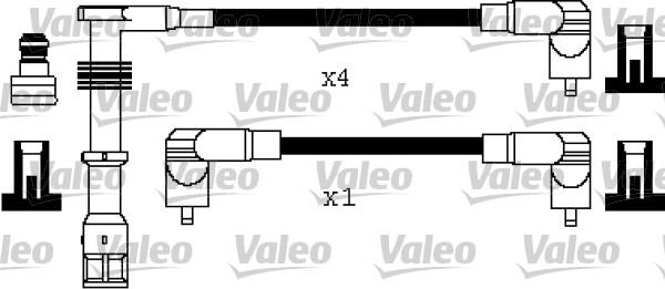 Valeo 346384 - Комплект проводов зажигания autodnr.net