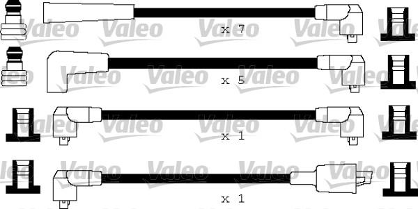 VALEO 346394 - Комплект проводів запалювання autocars.com.ua