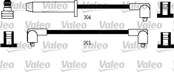 Valeo 346397 - Комплект проводів запалювання autocars.com.ua