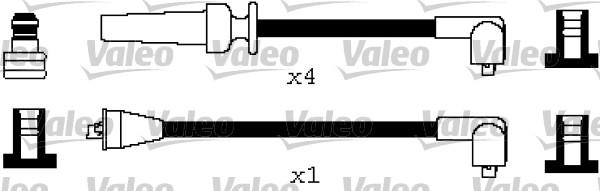 Valeo 346400 - Комплект проводів запалювання autocars.com.ua