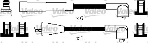 VALEO 346413 - Комплект проводів запалювання autocars.com.ua