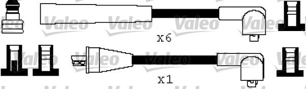 Valeo 346413 - Комплект проводов зажигания avtokuzovplus.com.ua
