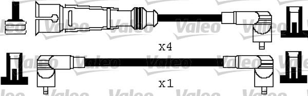 Valeo 346416 - Комплект проводов зажигания autodnr.net