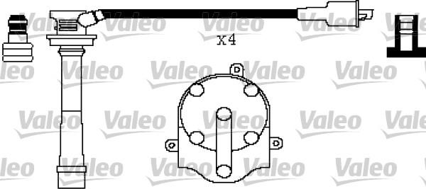 Valeo 346430 - Комплект проводів запалювання autocars.com.ua