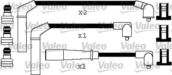 Valeo 346443 - Комплект проводів запалювання autocars.com.ua