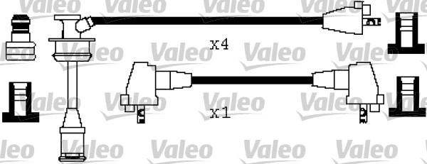 Valeo 346444 - Комплект проводов зажигания avtokuzovplus.com.ua