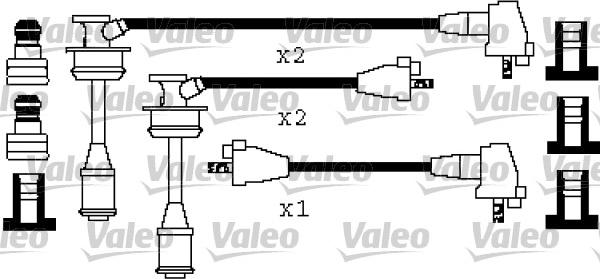 Valeo 346447 - Комплект проводів запалювання autocars.com.ua