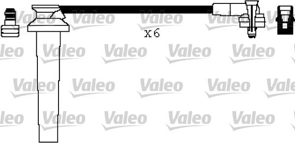 Valeo 346456 - Комплект проводов зажигания avtokuzovplus.com.ua
