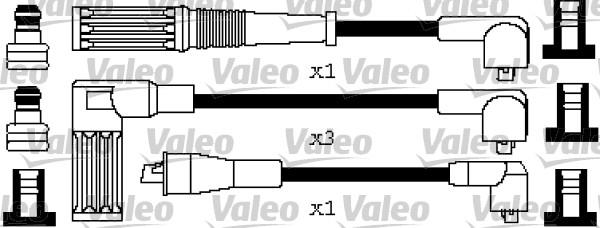 Valeo 346460 - Комплект проводів запалювання autocars.com.ua