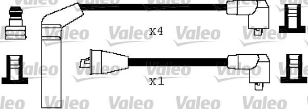 Valeo 346481 - Комплект проводов зажигания autodnr.net