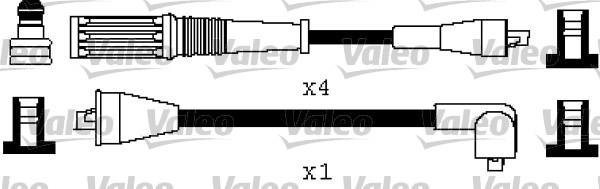 Valeo 346499 - Комплект проводов зажигания avtokuzovplus.com.ua