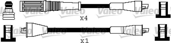 Valeo 346504 - Комплект проводов зажигания autodnr.net