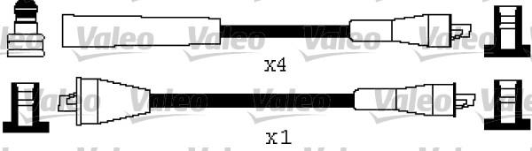 VALEO 346514 - Комплект проводів запалювання autocars.com.ua