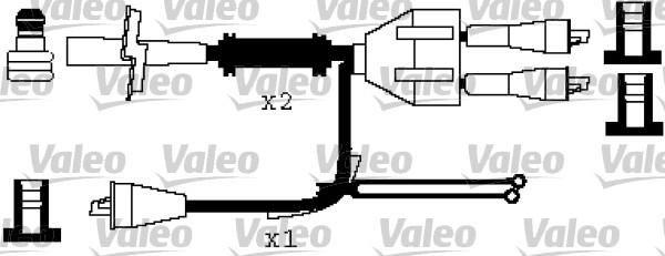 Valeo 346519 - Комплект проводів запалювання autocars.com.ua