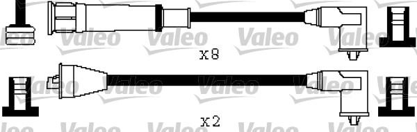 Valeo 346523 - Комплект проводів запалювання autocars.com.ua