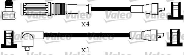 Valeo 346532 - Комплект проводов зажигания avtokuzovplus.com.ua