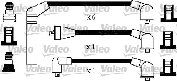 Valeo 346544 - Комплект проводов зажигания avtokuzovplus.com.ua