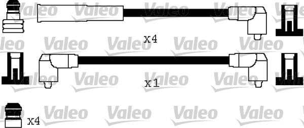 Valeo 346556 - Комплект проводів запалювання autocars.com.ua