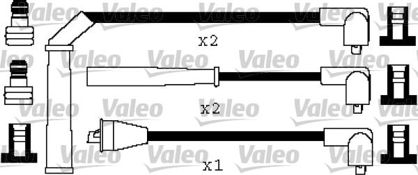Valeo 346557 - Комплект проводів запалювання autocars.com.ua