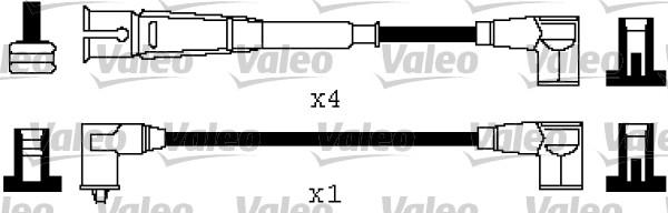 Valeo 346568 - Комплект проводів запалювання autocars.com.ua