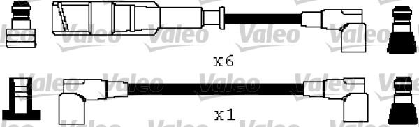 Valeo 346570 - Комплект проводов зажигания autodnr.net