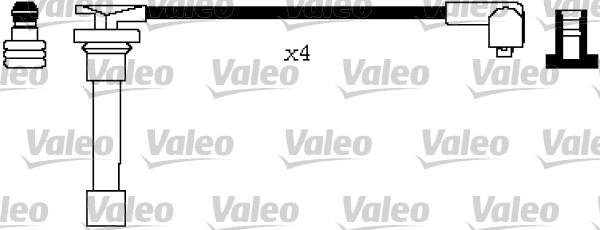 Valeo 346598 - Комплект проводів запалювання autocars.com.ua
