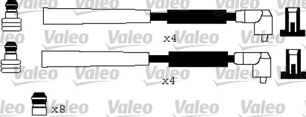 Valeo 346602 - Комплект проводів запалювання autocars.com.ua