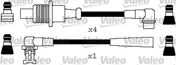 Valeo 346604 - Комплект проводів запалювання autocars.com.ua