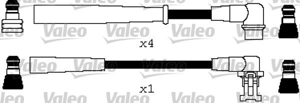 Valeo 346608 - Комплект проводів запалювання autocars.com.ua