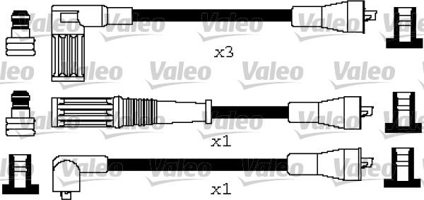 Valeo 346617 - Комплект проводів запалювання autocars.com.ua