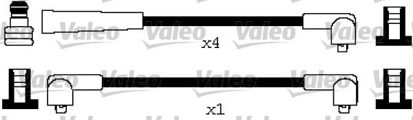 Valeo 346631 - Комплект проводов зажигания autodnr.net