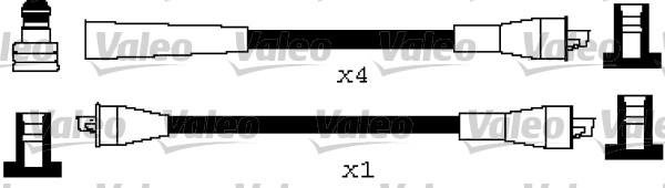 VALEO 346639 - Комплект проводів запалювання autocars.com.ua