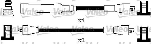 Valeo 346642 - Комплект проводов зажигания avtokuzovplus.com.ua