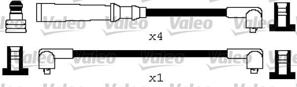 Valeo 346643 - Комплект проводів запалювання autocars.com.ua