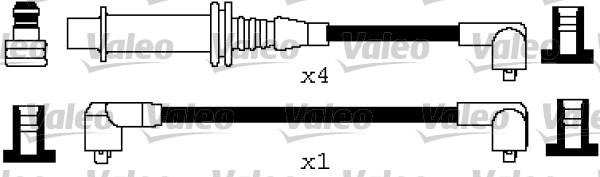 Valeo 346651 - Комплект проводов зажигания avtokuzovplus.com.ua