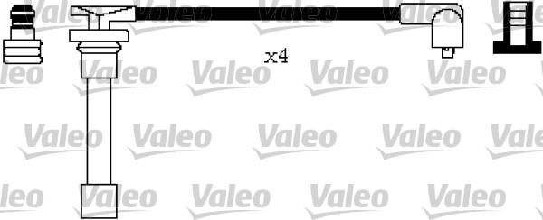 VALEO 346655 - Комплект проводів запалювання autocars.com.ua