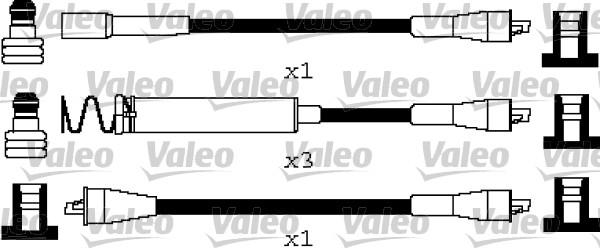 Valeo 346661 - Комплект проводів запалювання autocars.com.ua