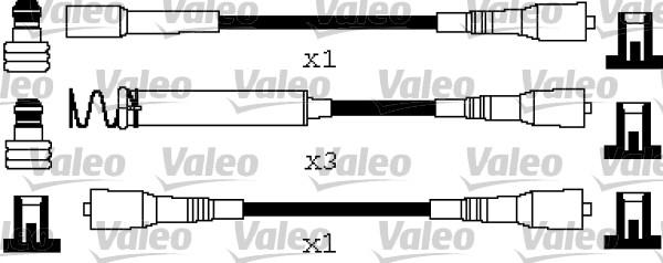 Valeo 346663 - Комплект проводів запалювання autocars.com.ua