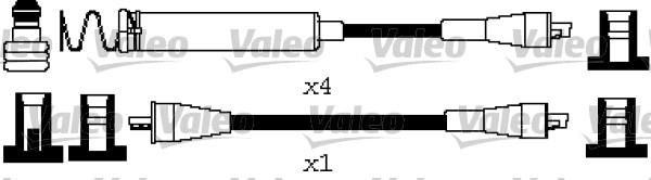 Valeo 346666 - Комплект проводов зажигания autodnr.net